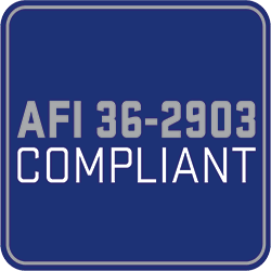 AFI 36-2903 Compliant badge