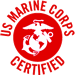 US MARINE CORPS CERTIFIED Badge